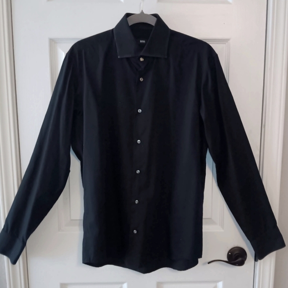 Hugo Boss Other - BOSS Hugo Boss Classic Black Long Sleeve Dress Shirt